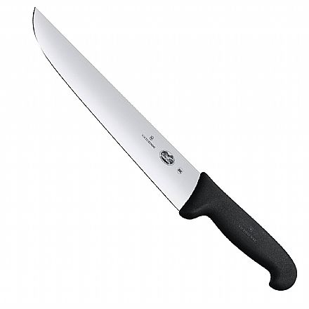Faca Victorinox Chef Profissional - Lâmina Extremamente Afiada - Certificação NSF - 18 cm - Preta - 5.5203.18