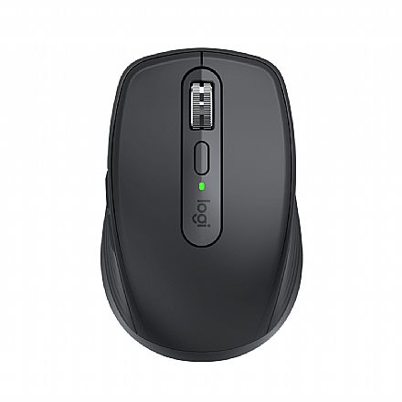 Mouse sem Fio Logitech MX Anywhere 3S - Bluetooth - 8000dpi - Logitech Flow - Grafite - 910-006932