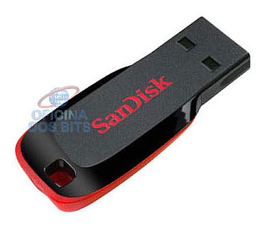 Pen Drive 32GB SanDisk Cruzer Blade - SDCZ50-032G-B35