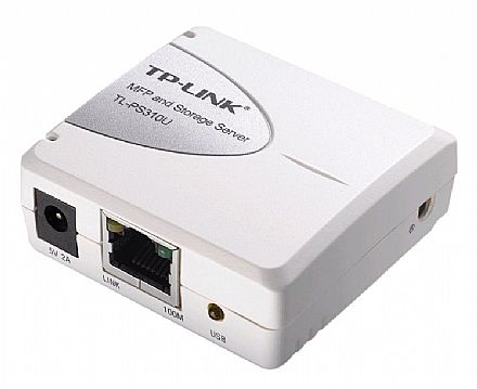 Servidor de Impressão TP-Link TL-PS310U - 1 porta RJ-45 + 1 porta USB 2.0 Multifuncional