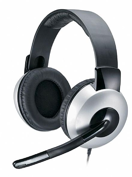 Headset Genius HS-05A - com Controle de Volume e Cabo Retrátil - Conector P2 - 31710011100