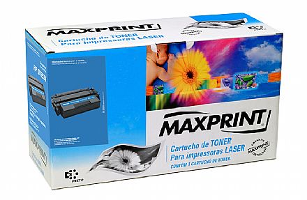 Toner compatível HP 49A - Q5949A - Maxprint 565548 - Para Laserjet Série 1160, 1320
