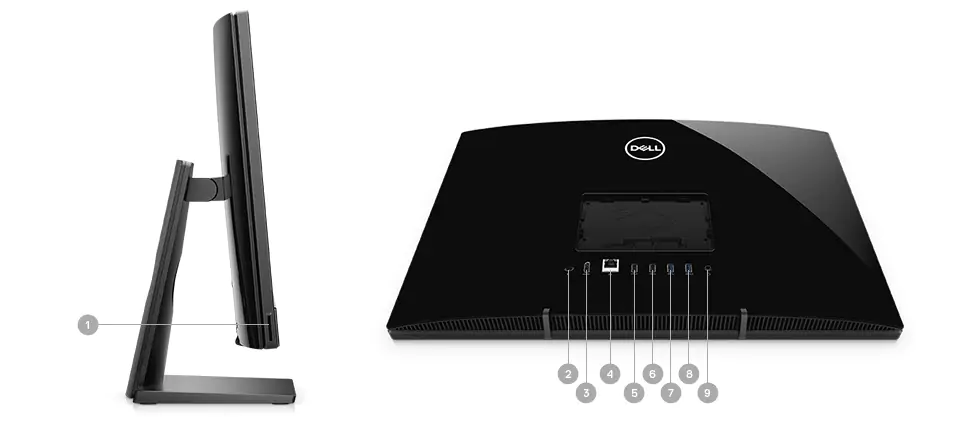 Computador All in One Dell Inspiron iOne-3280-AS20P Tela 21.5