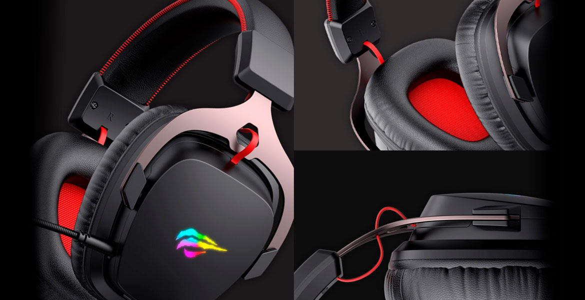 Headset Gamer Sem Fio Havit H2015G Drivers 50mm Conexão 2.4GHz