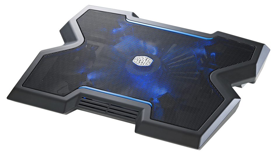 Suporte para Notebook Cooler Master Notepal X3 - cooler 20cm com LED Azul - R9-NBC-NPX3-GP