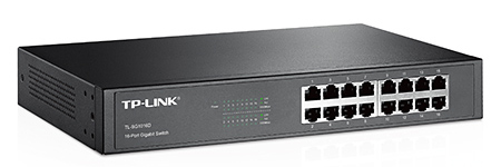 Switch 16 portas TP-Link TL-SG1016D - Gigabit