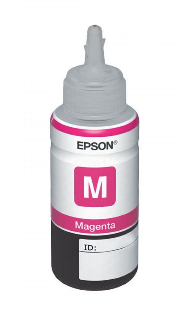 Refil de Tinta Epson T664320 - 70ml - Magenta - Para Multifuncionais Tanque de Tinta Epson L110/L210/L220/L355/L365/L375/L380/L395/L495/L555