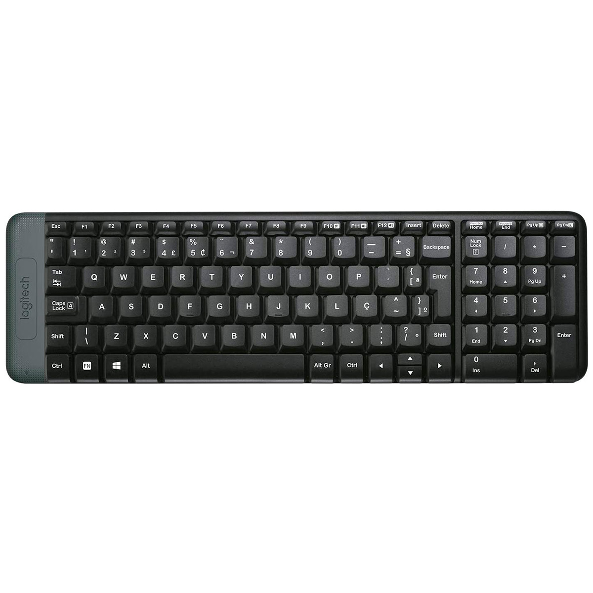 Teclado sem Fio Logitech K230 Compacto - 920-004425 - 2.4GHz - personalizável