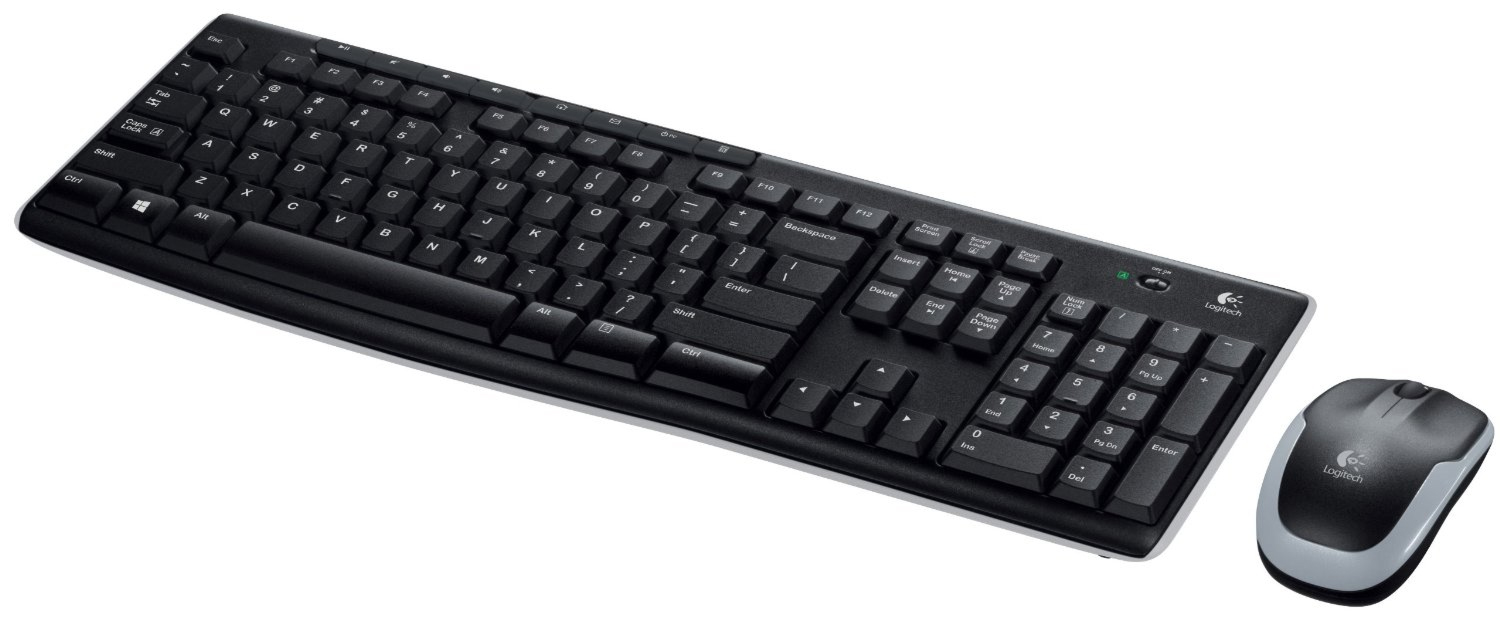 Kit Teclado e Mouse sem Fio Logitech Combo MK270 - ABNT2 - 920-004433