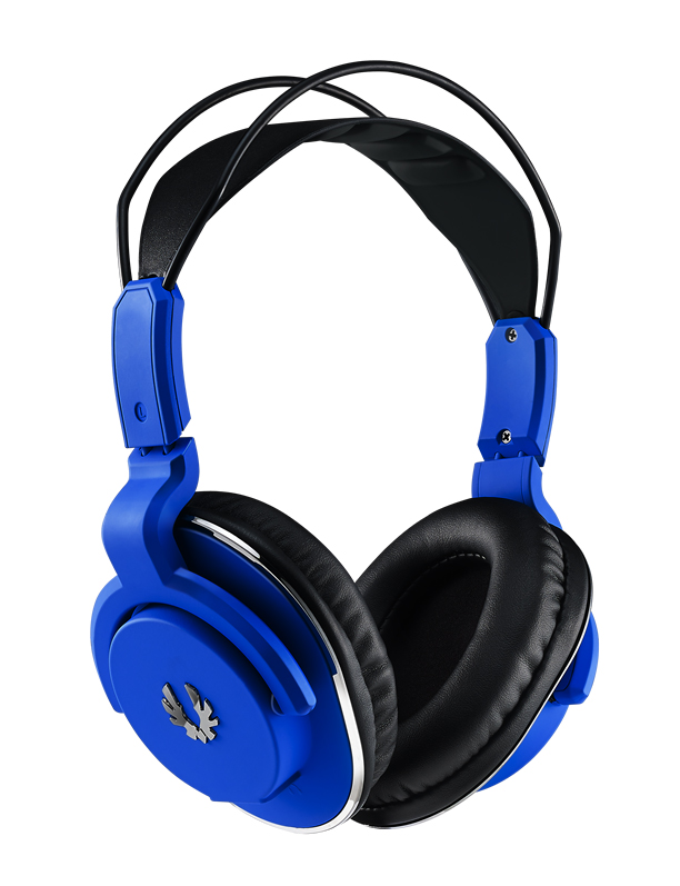 Headset BitFenix Flo - com Microfone e Controle de Volume - Conector P2 - Azul - BFH-FLO-KBSK1-RP