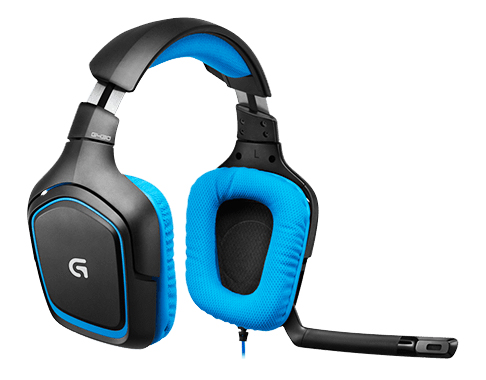 Headset Logitech G430 - Dolby® Surround 7.1 - Conector USB - Controle de Volume e Mute