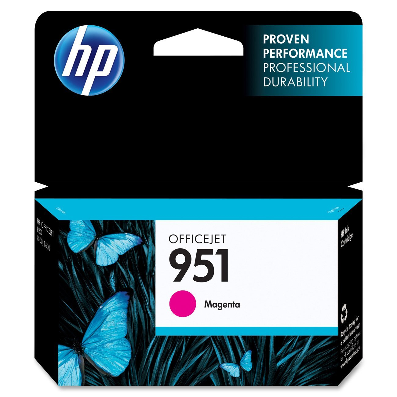 Cartucho HP 951 Magenta - CN051AB - Para HP 251DW, 276DW, N811, 8600, 8600Plus, 8610, 8620