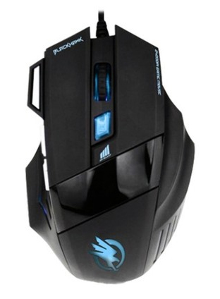 Mouse Gamer Fortrek Black Hawk - 2400dpi - Botão Fire - OM703