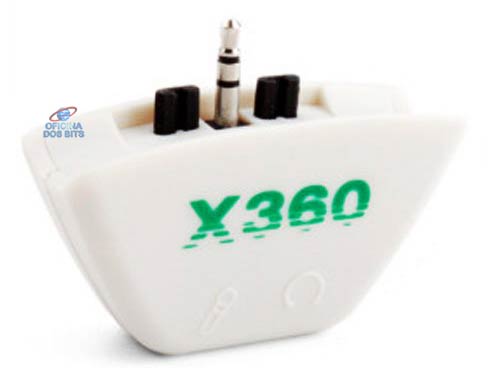 Adaptador com entrada para Fone e Microfone X-box 360 - TYX-018B