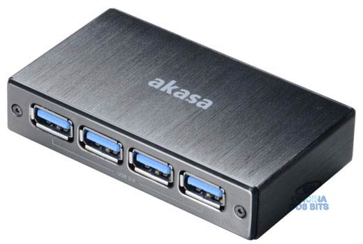 HUB USB 3.0 - 4 Portas - Akasa AK-HB-10BK