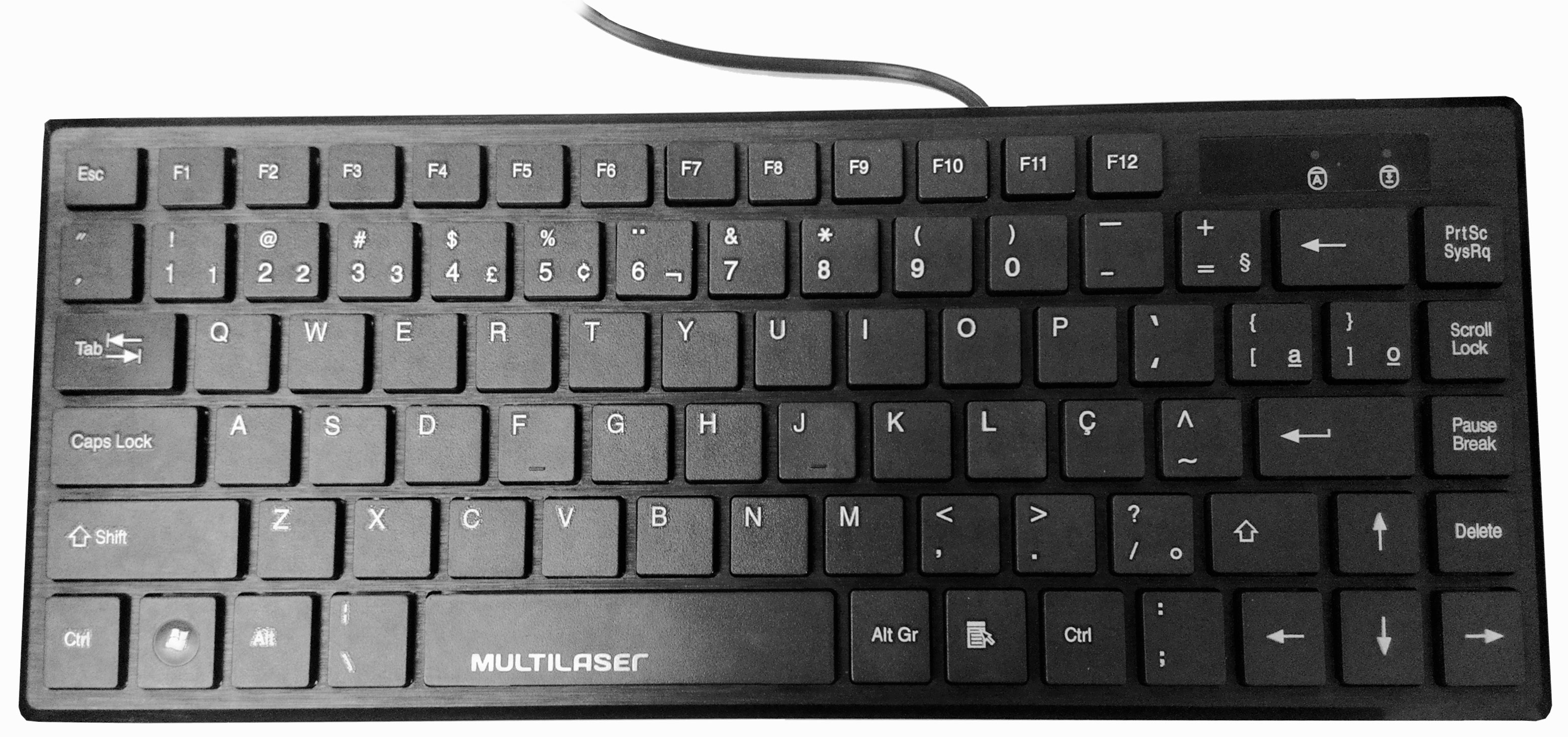 Teclado USB Multilaser Comfort - Mini Slim - TC154