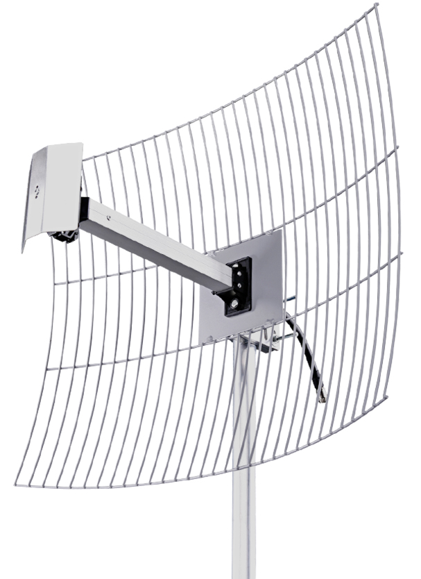 Antena de Grade 20dBi Direcional - Aquario MM-2420 F10 - com cabo fixo 10m
