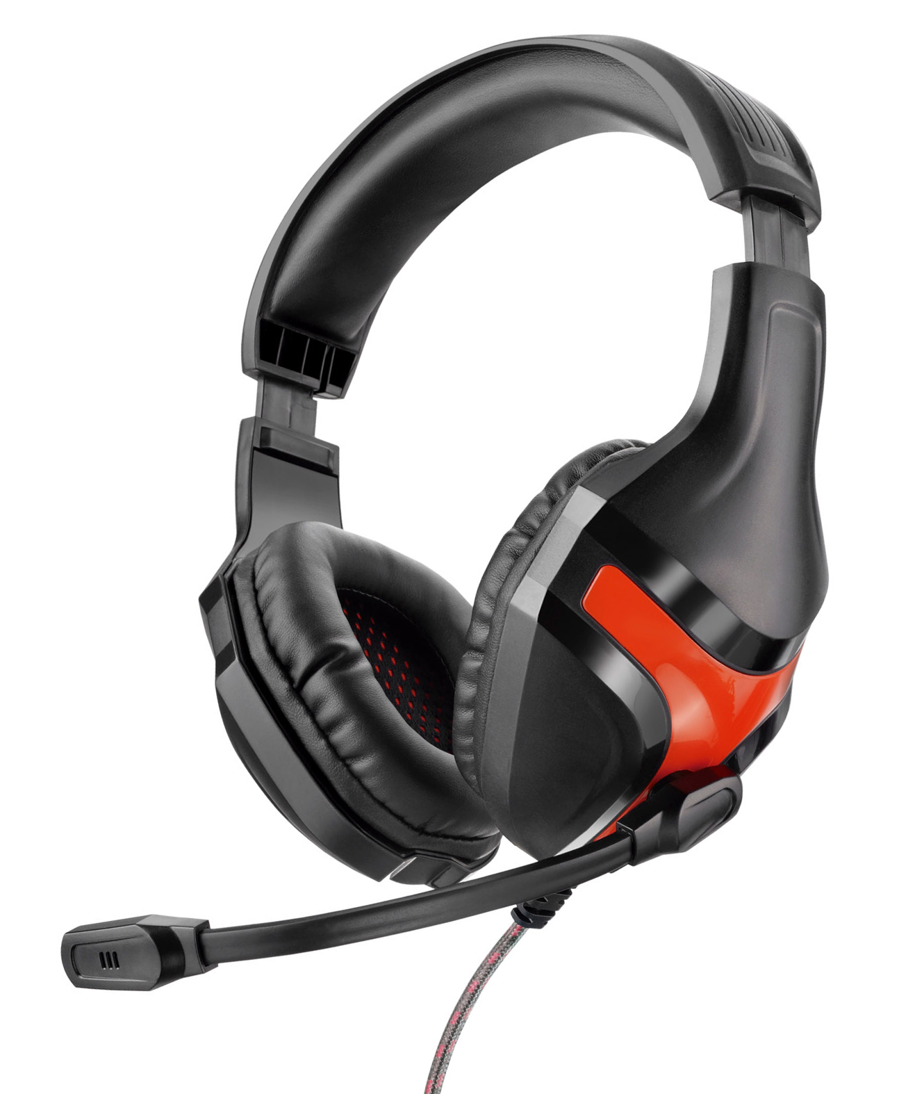 Headset Gamer Multilaser PH101 - com Controle de Volume - Conector P2 - Vermelho