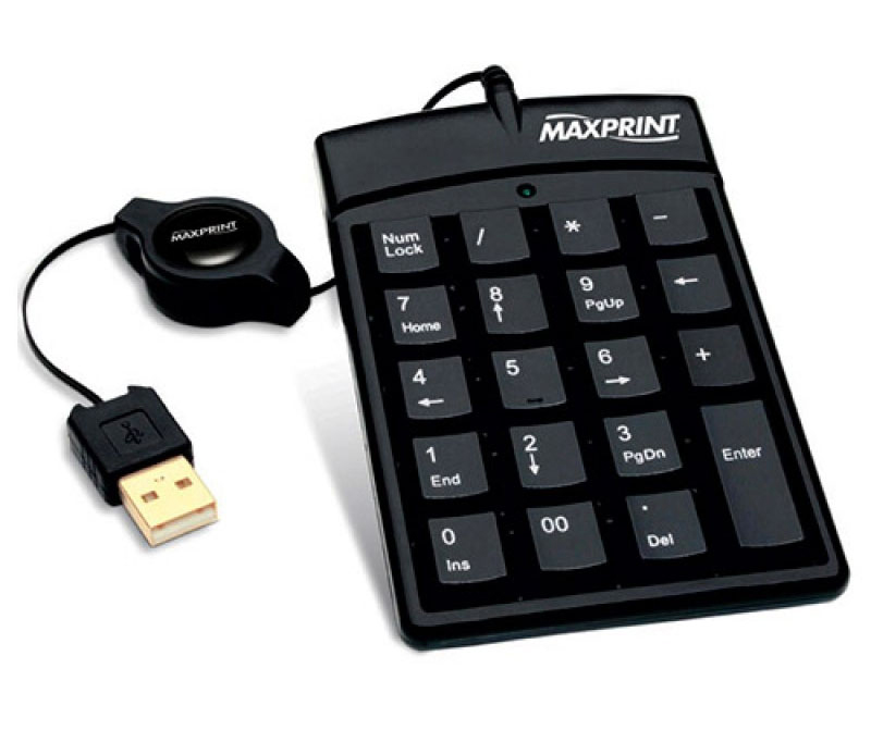 Teclado Numérico USB - MaxPrint 608676