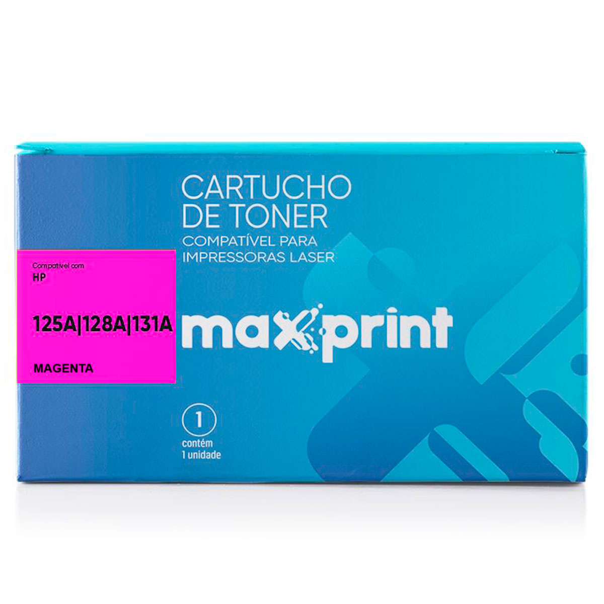 Toner compatível HP 125A/128A/131A Universal Magenta - CB543A/CE323A/CF213A - Maxprint 5613691- para CP1210/CP1215/CP1510/CP1515/CP1518/CP1525n/CP1525NW/CM1415FNW/CM1312/M251NW/M276