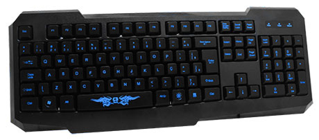 Teclado Gamer C3Tech KG-02L - USB - Iluminado Azul