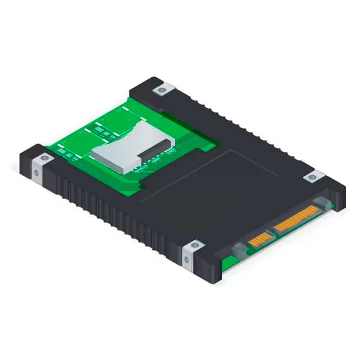 Adaptador Cartão SD para SATA 2.5