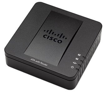 Gateway para VoIP Cisco SPA122 - 2 portas FXS + 1 porta WAN 100Mbps e 1 porta LAN 100Mbps