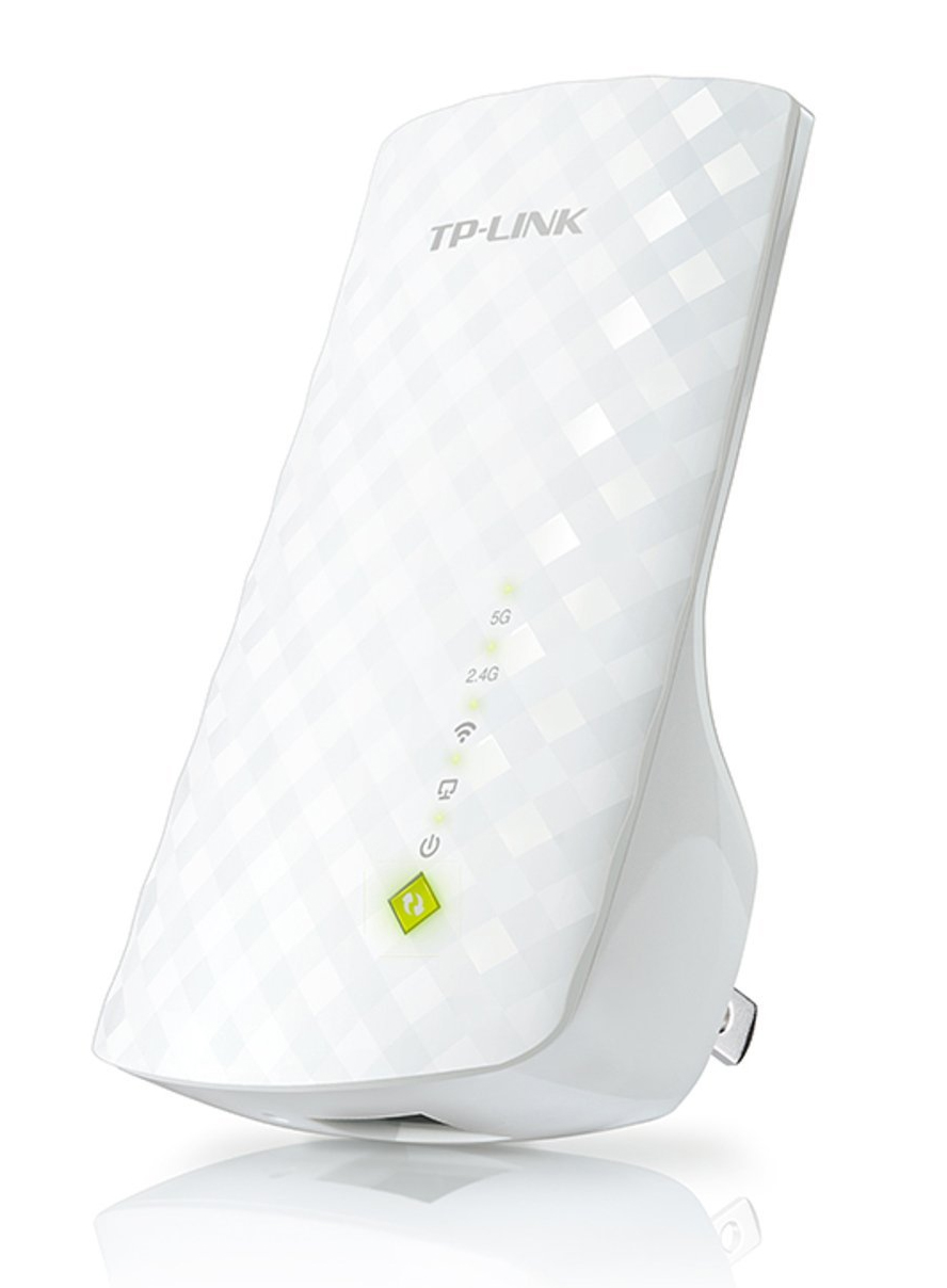 Extensor de Alcance Wi-Fi TP-Link RE200 AC750 - Dual Band 2.4 GHz e 5 GHz - Repetidor de Sinal