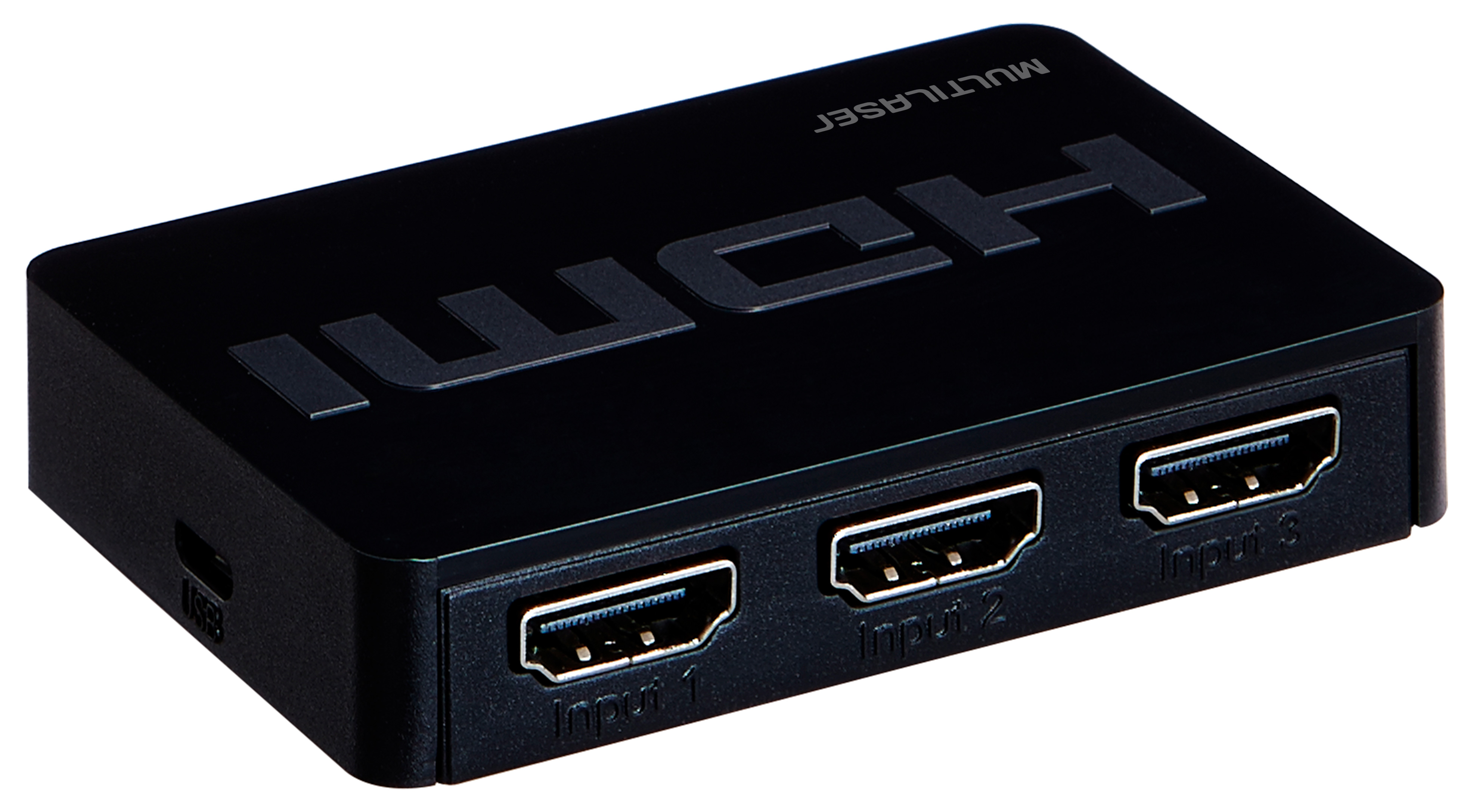 Switch HDMI com 3 Entradas - com Controle Remoto - Multilaser WI290