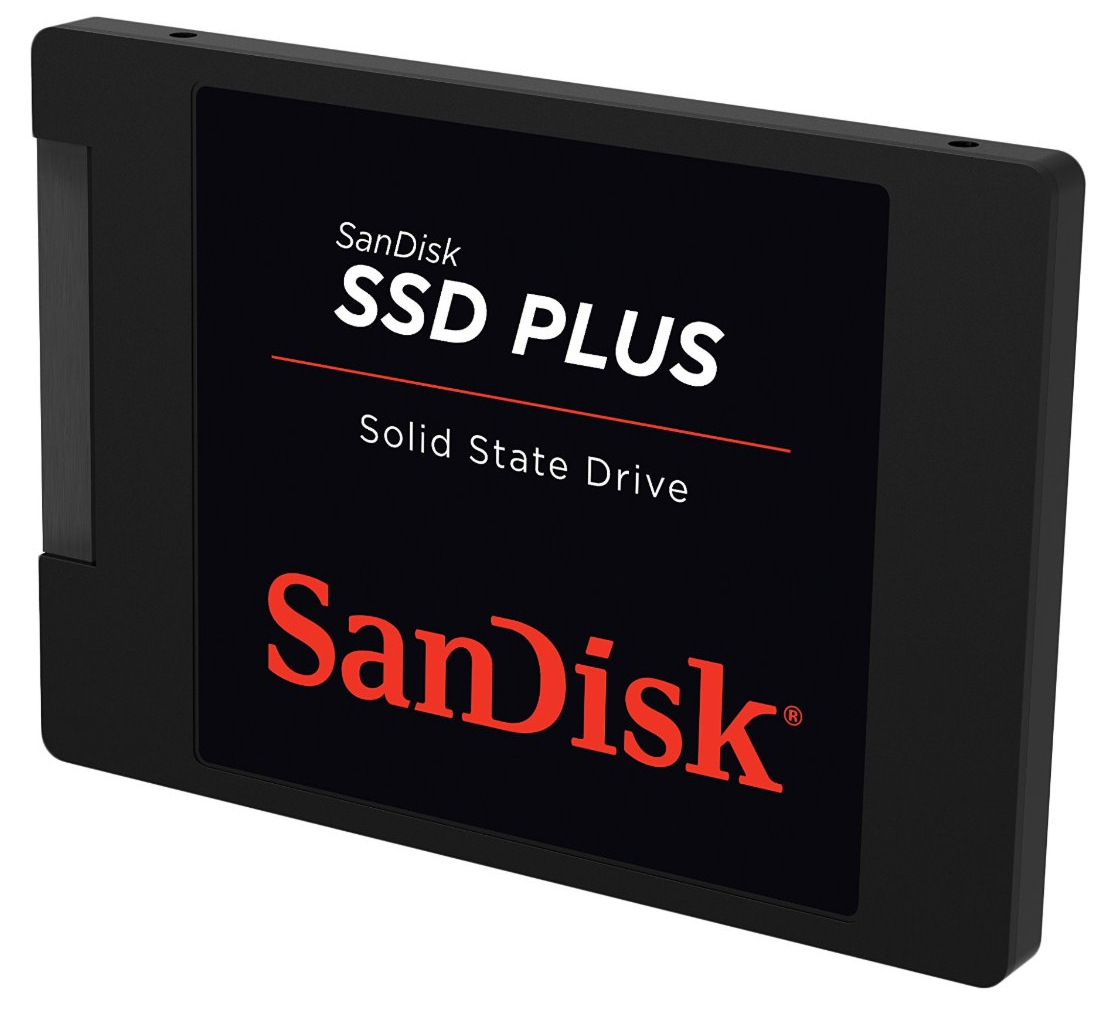 SSD 480GB Sandisk Plus - SATA - Leitura 535MB/s - Gravação 445MB/s - SDSSDA-480G-G26