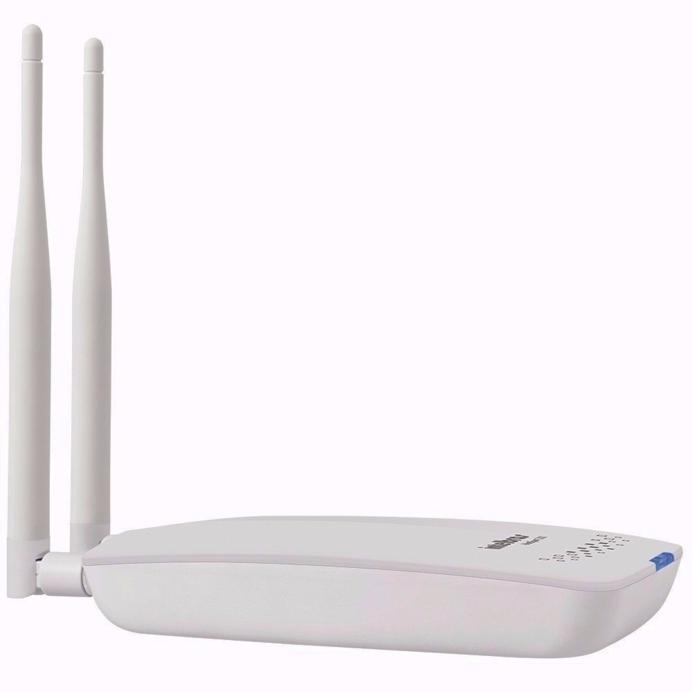 Roteador Wi-Fi Intelbras Hotspot 300 - Repetidor, 2 Antenas 2,4 GHz, até 60 usuários - Função Check-in no Facebook - Liquidação Open box