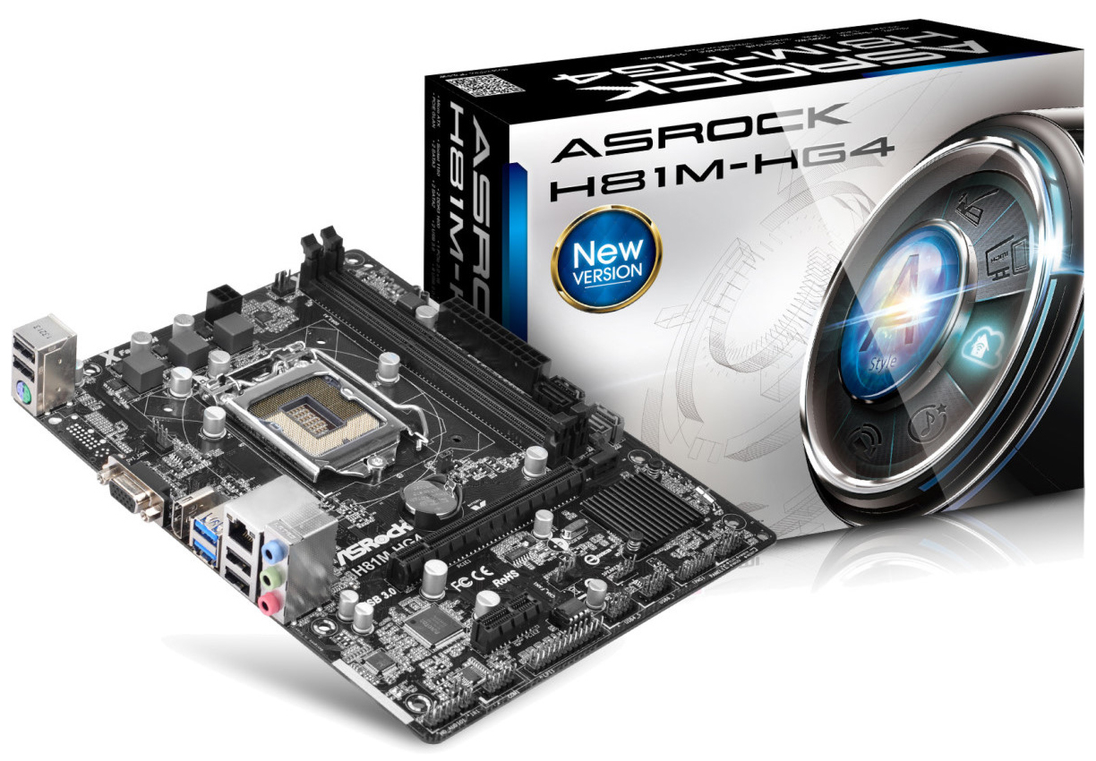 Placa Mãe ASRock H81M-HG4 (LGA 1150 - DDR3 1600) - Chipset Intel H81