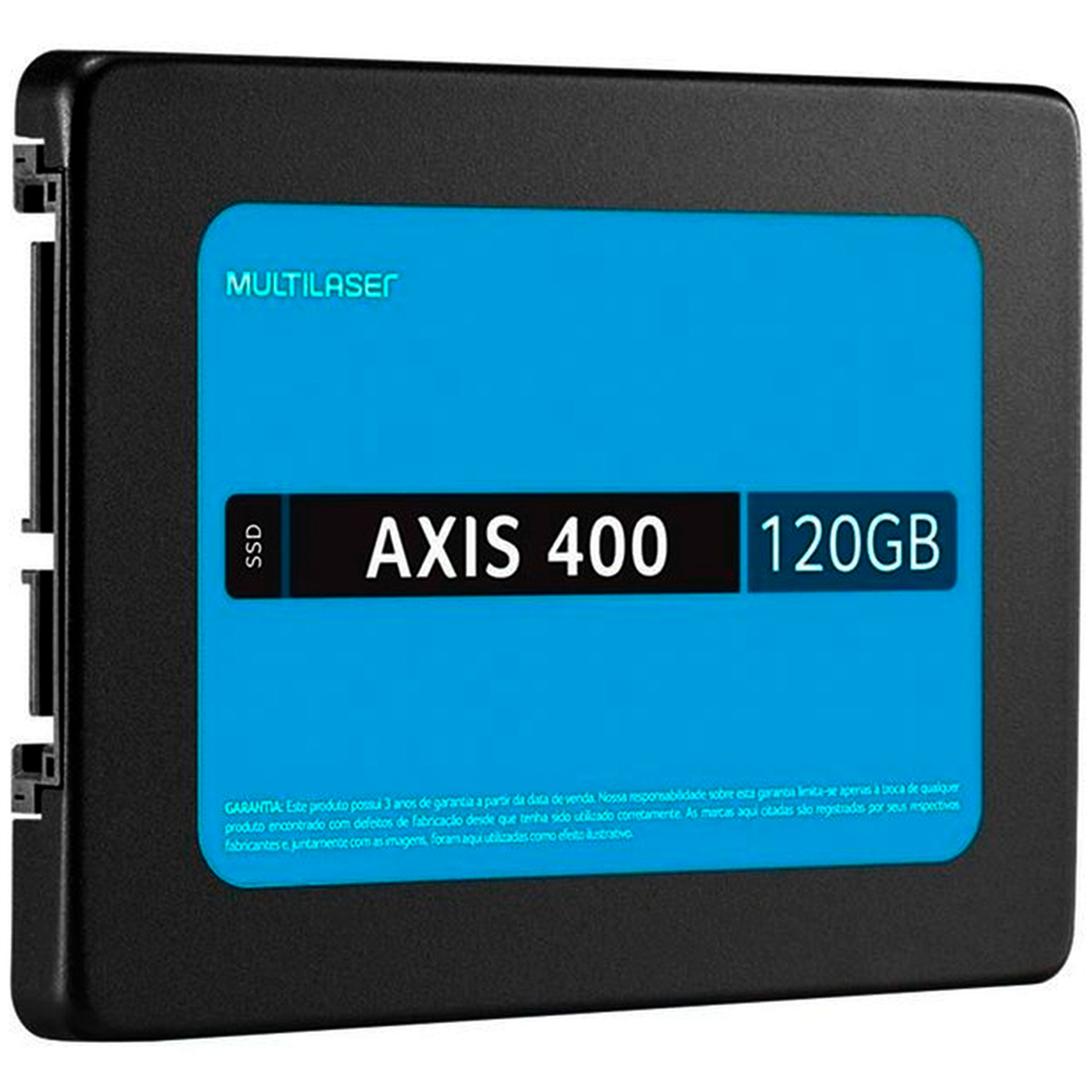 SSD 120GB Multilaser Axis 400 / 500 - SATA - Leitura 530 MB/s - Gravação 400 MB/s - STT120L - OEM