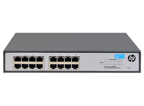 Switch 16 portas HPE Aruba 1420-16G - Gigabit - JH016A