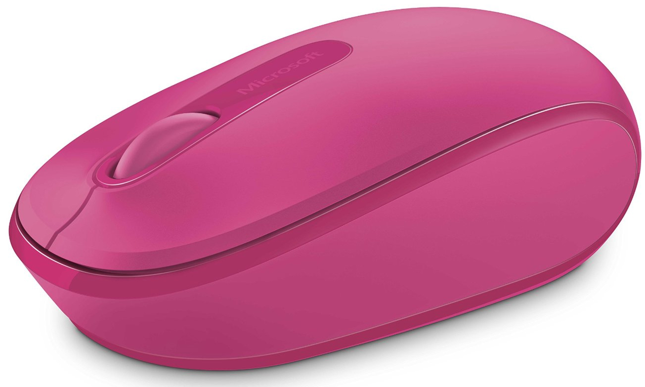 Mouse sem Fio Microsoft Mobile 1850 - Magenta - U7Z-00062