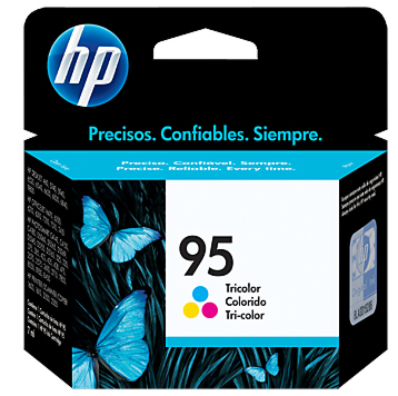Cartucho HP 95 Colorido - C8766WB - Para HP PhotoSmart C4140 / C4150 / C4180 / Officejet 7410 / 6310 / Deskjet 9800