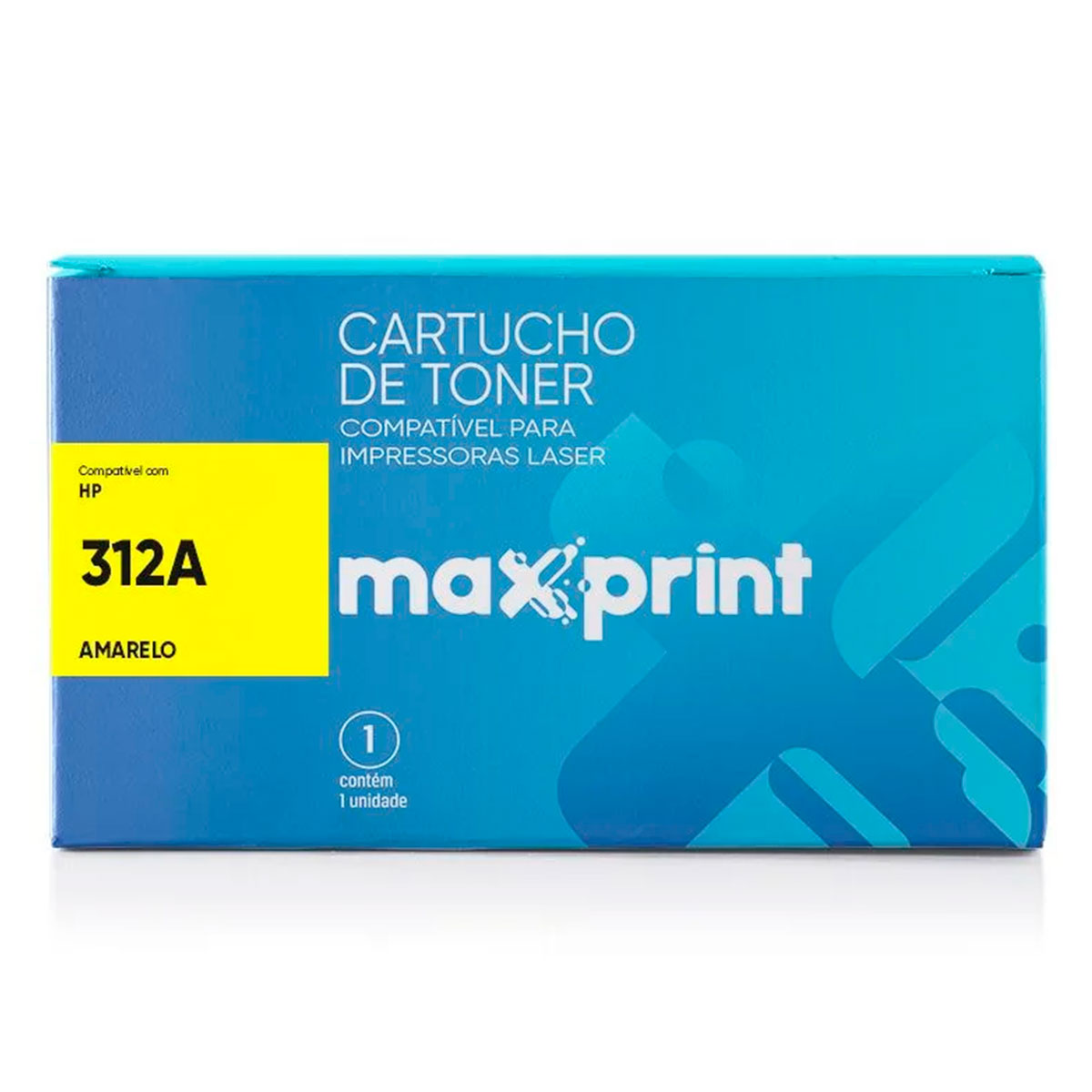Toner compatível HP 312A Amarelo - CF382A - Maxprint - Para HP laserJet Color Pro M476DN, M476DW, M476NW