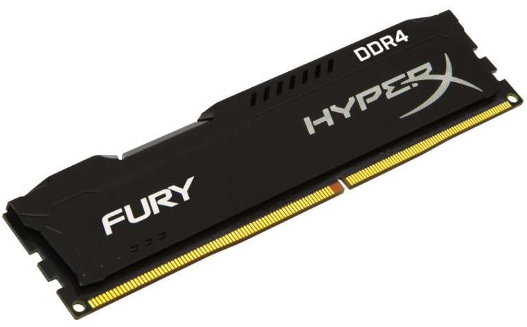 Memória 4GB DDR4 2133MHz Kingston HyperX Fury - Preta - HX421C14FB/4