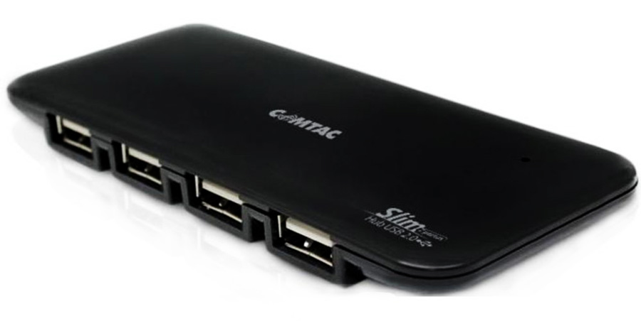 HUB USB 2.0 - 7 Portas - com Fonte de energia externa - Comtac 9249