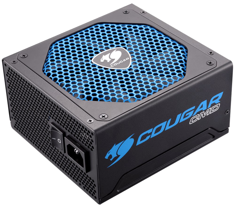 Fonte 600W Cougar CMD - Cougar UIX - Sensor TSR - Eficiência 80% - CGR BD-600