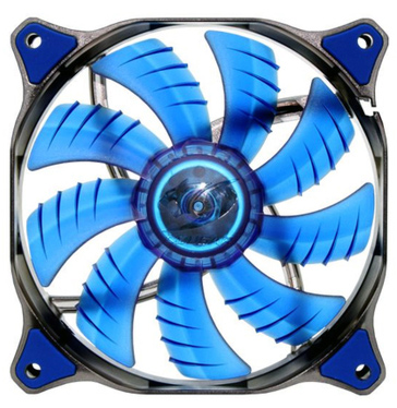 Cooler 140mm Cougar Dual-X - Hydraulic-Bearing - LED Azul - CF-D14HB-B