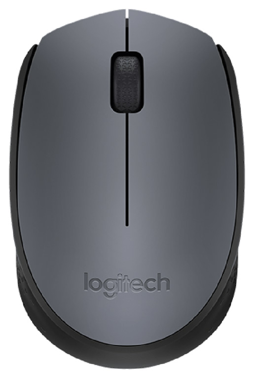 Mouse sem Fio Logitech M170 - 2.4GHz - 1000dpi - Cinza - 910-004425