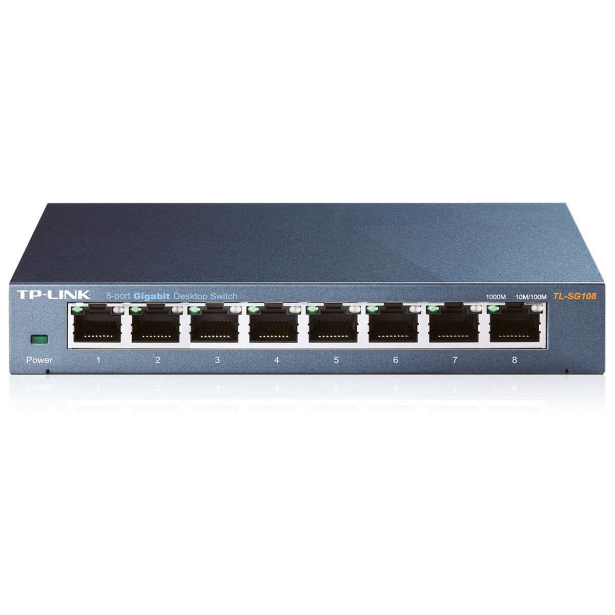 Switch 8 portas TP-Link TL-SG108 - Gigabit