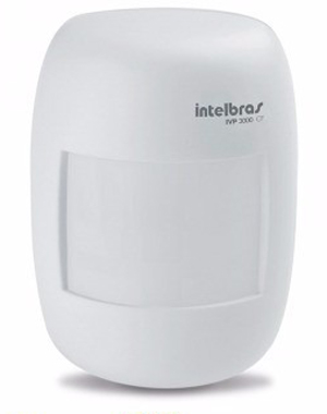 Sensor de Movimento para Alarme Intelbras IVP 3021 SHIELD - com Tecnologia SHIELD - Com Fio