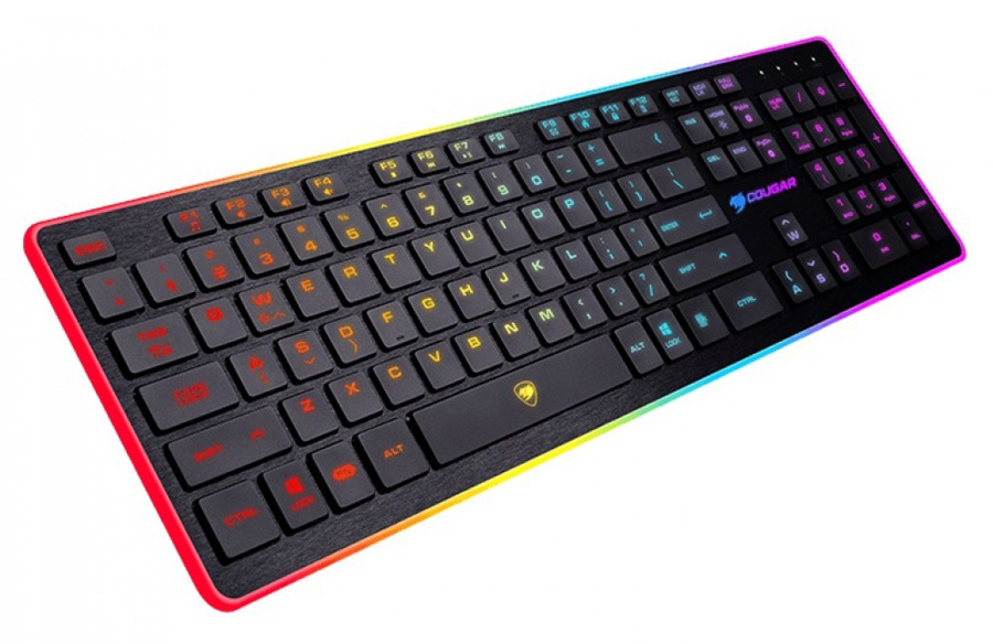 Teclado Gamer Cougar Vantar LED - Padrão ABNT - 8 Efeitos de Iluminação - Anti-Ghosting - Silencioso - CGR-WXNMB-VAN