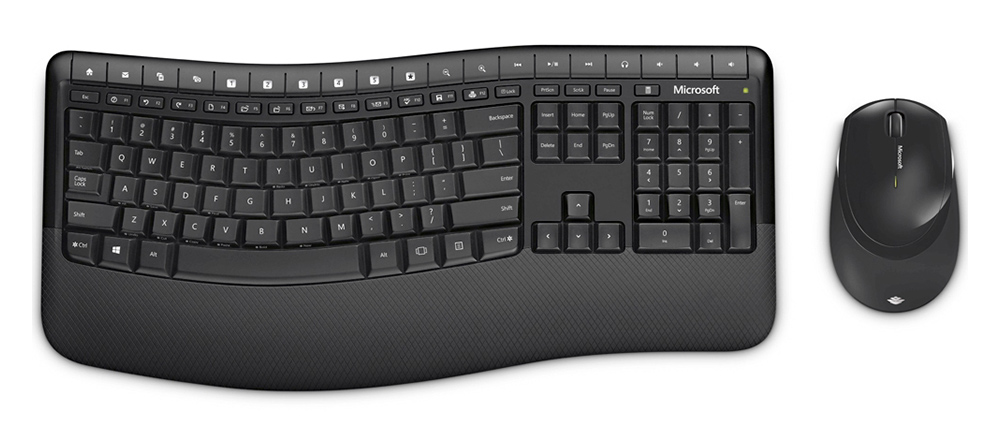 Kit Teclado e Mouse sem Fio Microsoft Wireless Comfort Desktop 5050 - BlueTrack Technology® - PP4-00005