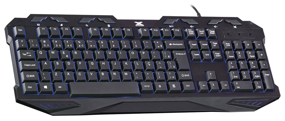 Teclado Gamer Vinik VX Gaming Fênix - com LED em 3 Cores - ABNT2 - 23369