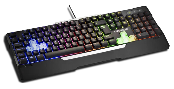 Teclado Gamer Multilaser Warrior TC208 - Semi Mecânico - Iluminação por LED