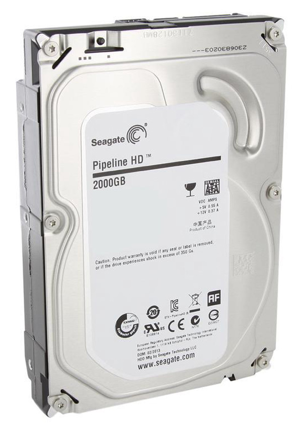 HD 2TB SATA - 5900RPM - 64MB Cache - Seagate Pipeline HD Video - ST2000VM003 - Recertificado