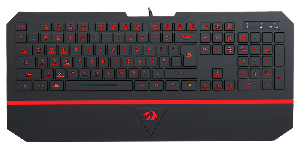 Teclado Gamer Redragon KARURA - Iluminação LED 7 Cores - K502 - ANSI